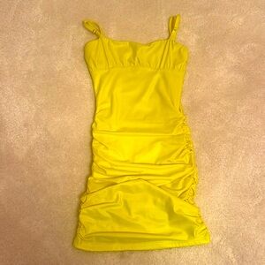 KatieJ NYC - Tween AVA dress - Neon Yellow - Large